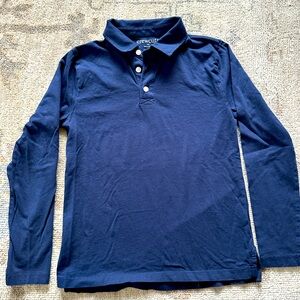 J Crew kids long sleeve boys Navy shirt